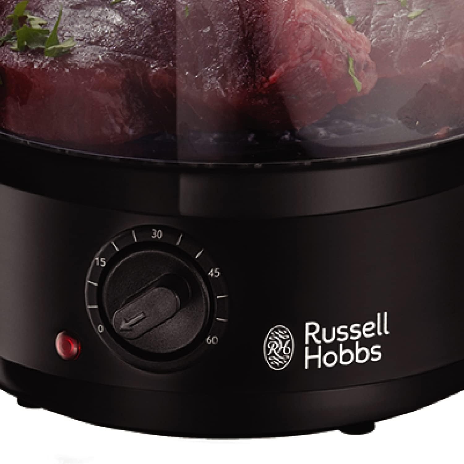 Russell Hobbs Tier Steamer Matte Black Downtown