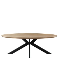 Phoenix Oval Table 2.2m - Oak