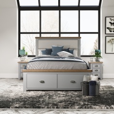 Hexham Painted Grey Bed Frame