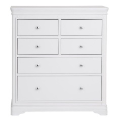 Sutton 4 over 2 Chest of Drawers - White