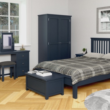 Cannes Painted Blue Bedroom Furniture Collection