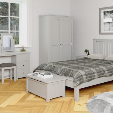 Cannes Painted Grey Bedroom Furniture Collection