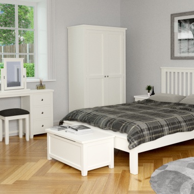 Cannes Painted White Bedroom Furniture Collection