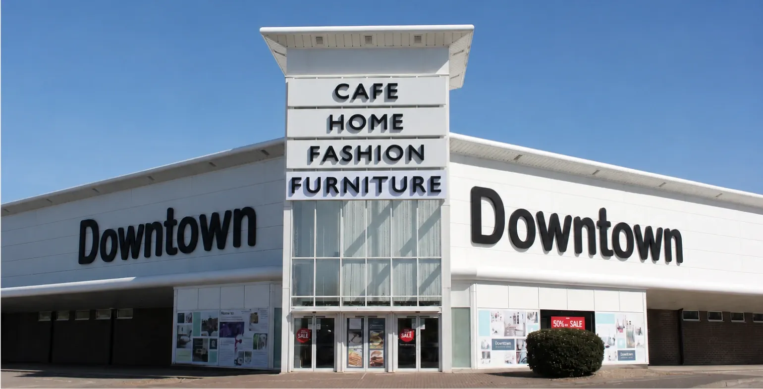 Downtown is a great shopping destination in Lincolnshire, with stores in both Grantham and Boston.
With over 200 years of heritage, we’re proud to have built a reputation for quality, value and exceptional customer service.
From fashion and beauty to homeware, electricals, furniture, beds and flooring, you’ll find plenty to discover at Downtown, with leading brands, inspiring collections and friendly, knowledgeable service all under one roof.