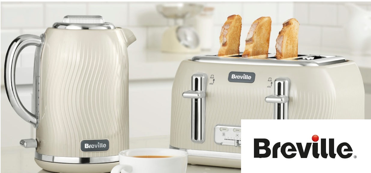 Breville Flow 4 Slice Toaster Grey - Meubles