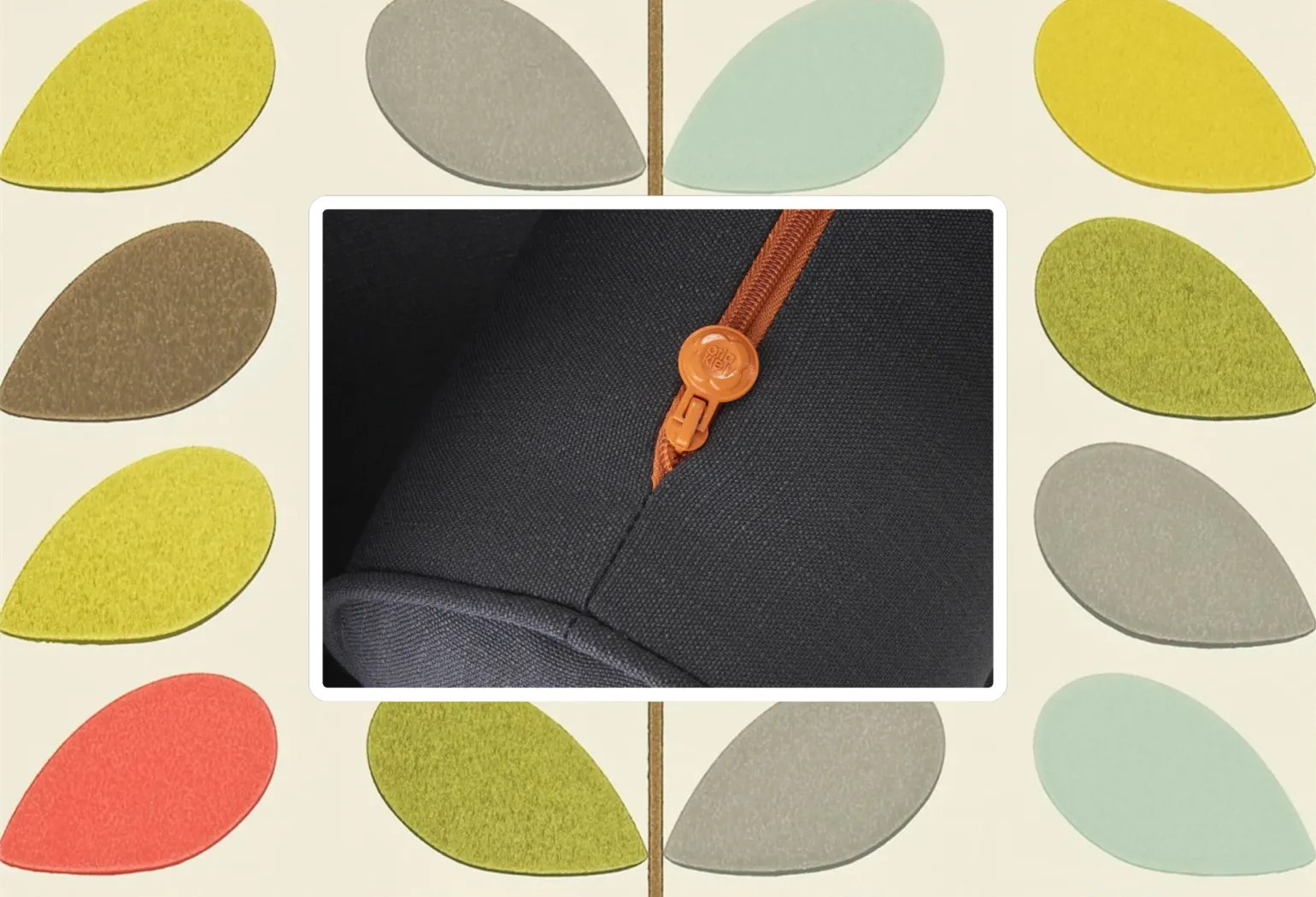 Handmade in Britain, Built to Last
Every Orla Kiely sofa and chair is handmade to order by skilled craftspeople.
The frames are constructed from sustainably sourced hardwood, supported by high-quality webbing and tension springs for lasting comfort.
Cushions are filled with high-density foam for a supportive yet luxurious sit, while the 15-year frame guarantee ensures your investment will stand the test of time.
