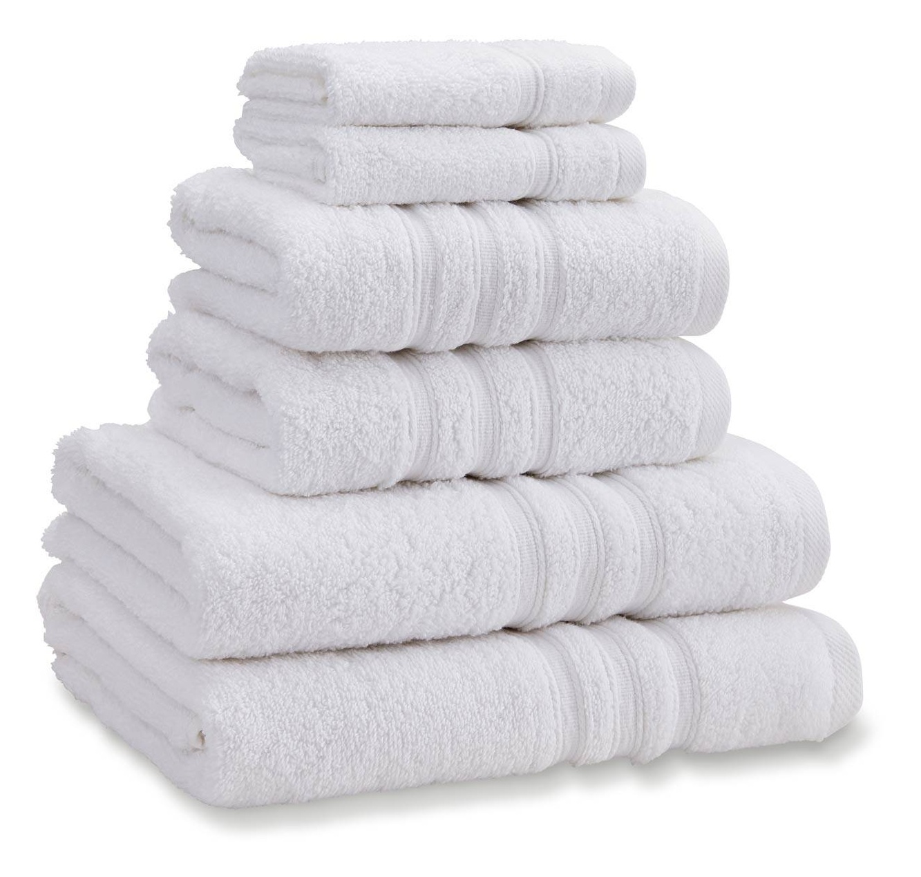 Catherine Lansfield Zero Twist Towel White Downtown