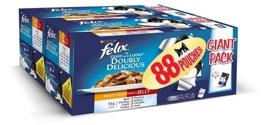 Felix doubly delicious cat hotsell food offers