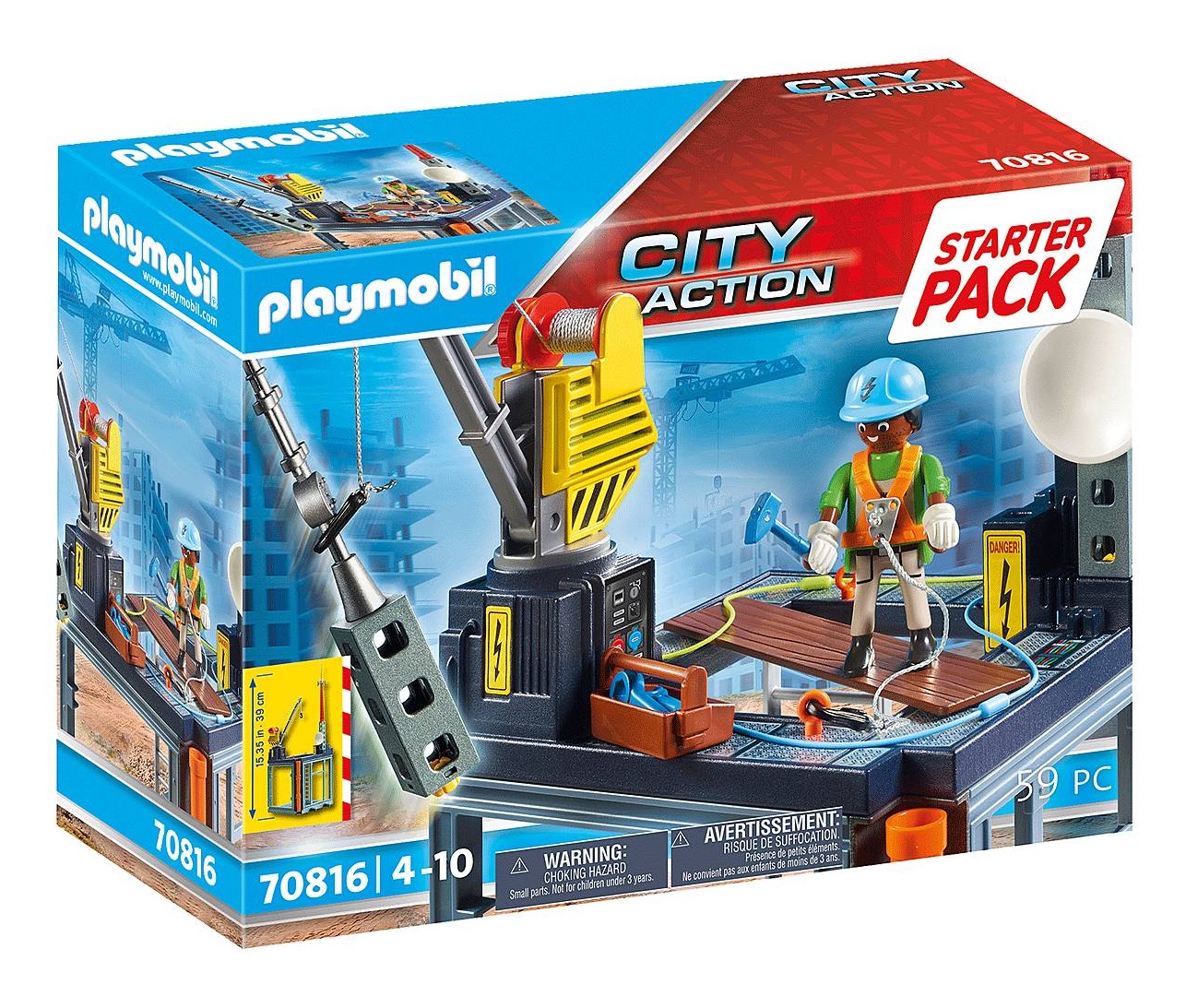 Lego city playmobil sale