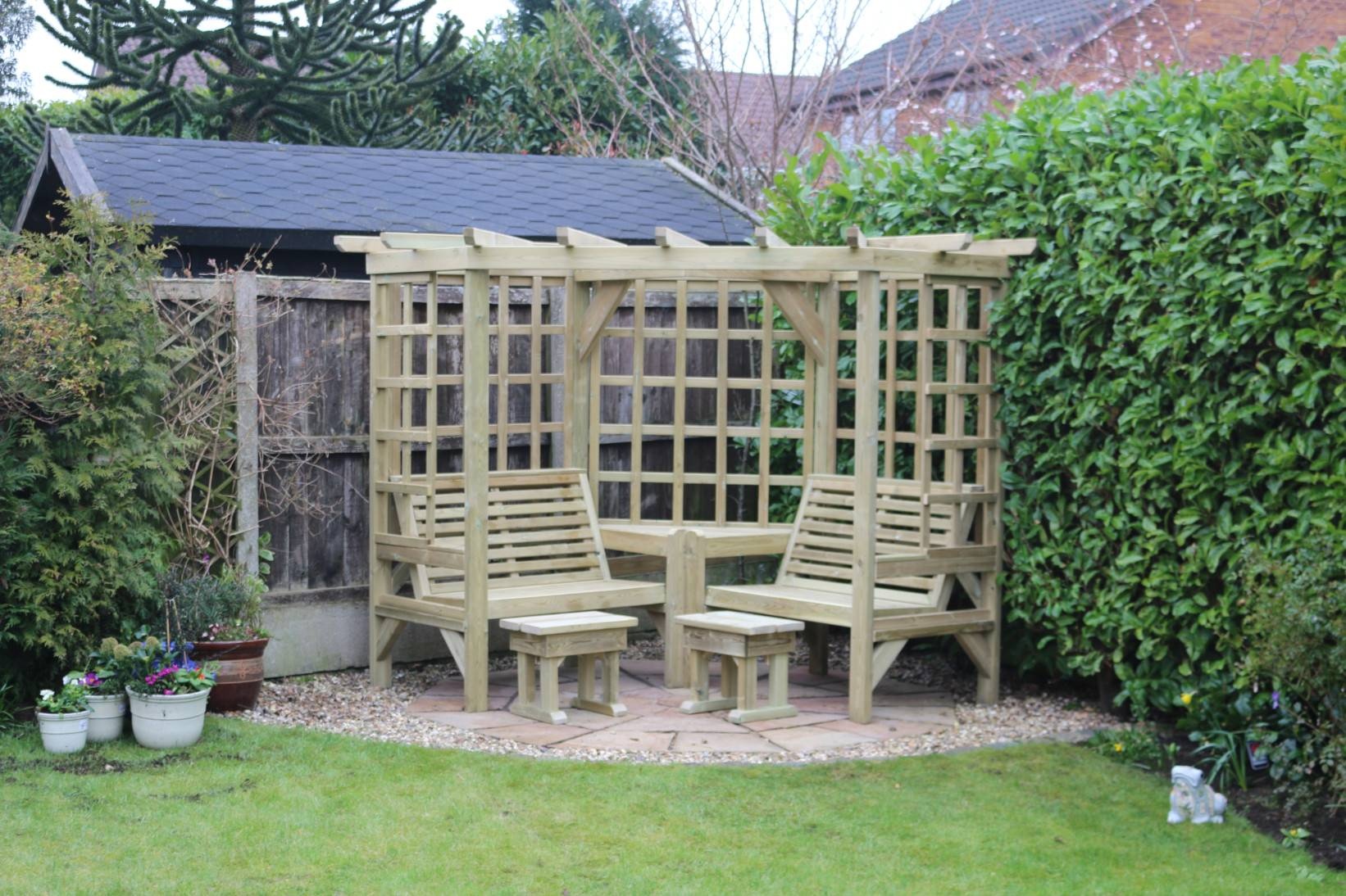 Churnet Valley Clementine Corner Arbour 