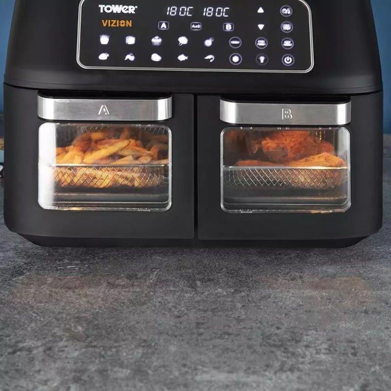 Tower T17102 Vortx Vizion Express Dual 11L Air Fryer | Downtown