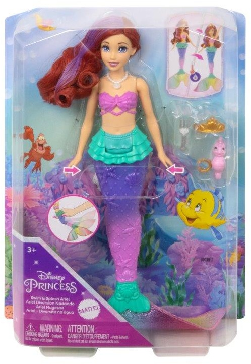 Disney Princess Swim & Splash Ariel Doll | Downtown