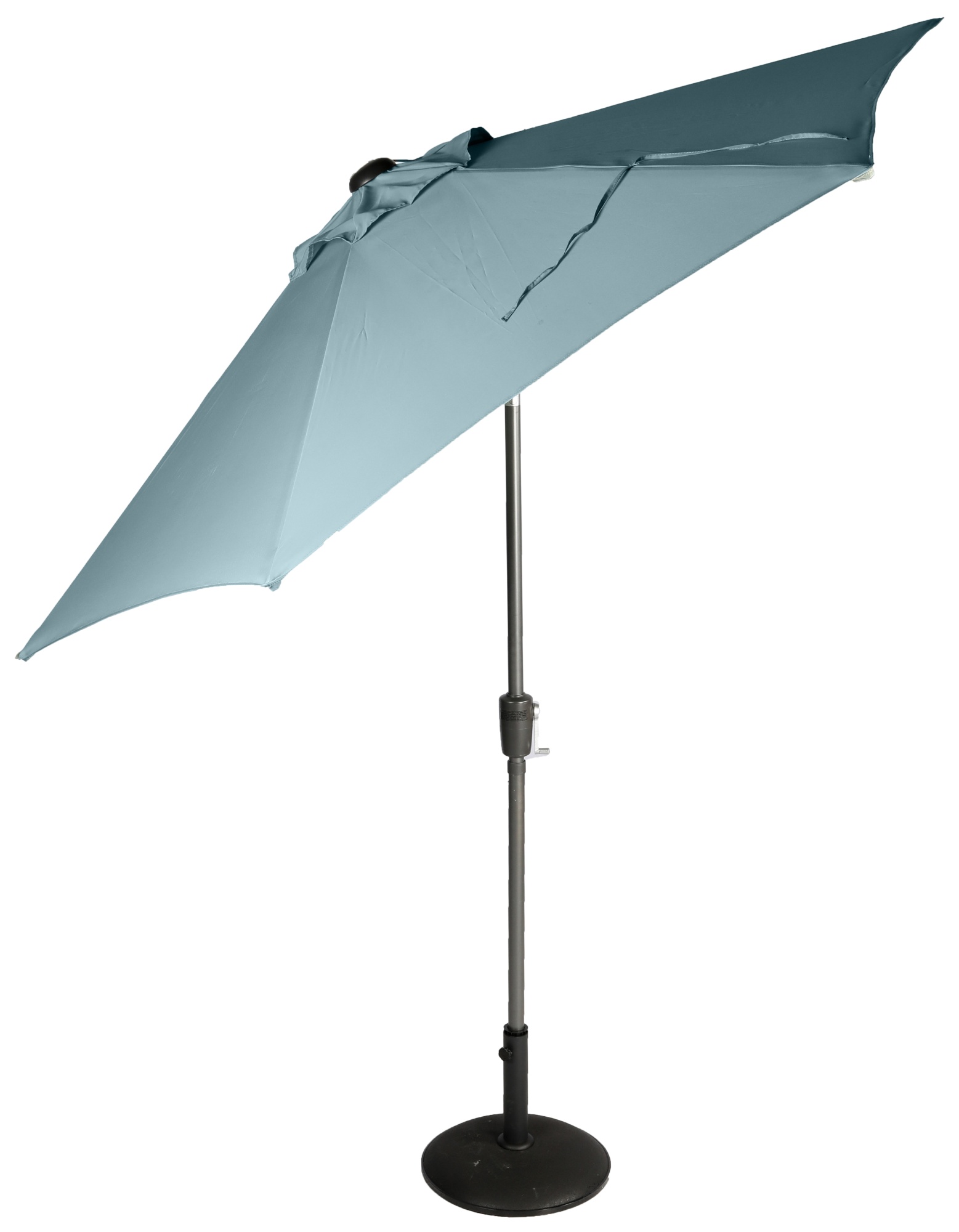 Supremo Riviera 3m Deluxe Crank & Tilt Parasol - Duck Egg | Downtown