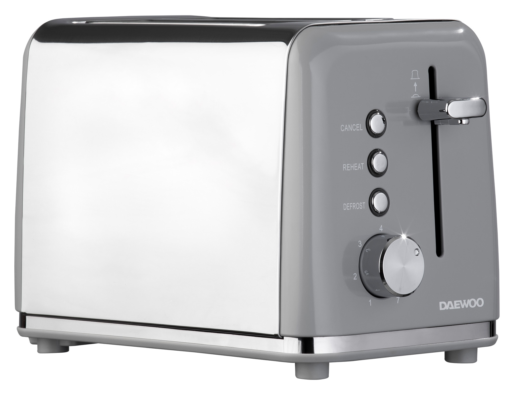 Daewoo SDA2595GE Kensington 2 Slice Toaster - Grey