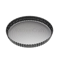 Masterclass Non-Stick Crusty Bake Fluted Round Flan/Quiche Tin 28cm Masterclass Non-Stick Crusty Bake Fluted Round Flan/Quiche Tin 28cm