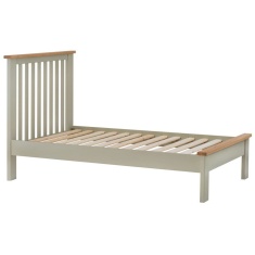 Provence Oak Stone Grey Bed Frame