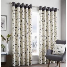 Fusion Beechwood Eyelet Curtains Fusion Beechwood Eyelet Curtains