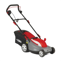 Cobra GTRM38 1600Watt 38cm Cut Electric Push Rotary Lawnmower Cobra GTRM38 1600Watt 38cm Cut Electric Push Rotary Lawnmower