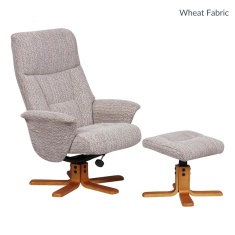 Mars Recliner Chair & Stool Set