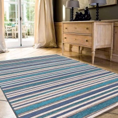 Mastercraft Brighton 098 - 0122 - 2001 - 99 Machine Made Rug - Blue/White Mastercraft Brighton 098 - 0122 - 2001 - 99 Machine Made Rug - Blue/White
