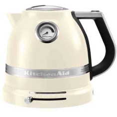KitchenAid 5KEK1522BAC Variable Temperature Artisan 1.5L Kettle - Almond Cream KitchenAid 5KEK1522BAC Variable Temperature Artisan 1.5L Kettle - Almond Cream