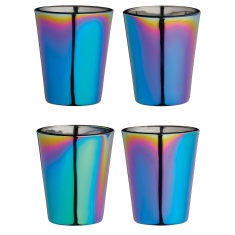 Barcraft Rainbow Barware Shot Glasses Set of Four 50ml Barcraft Rainbow Barware Shot Glasses Set of Four 50ml