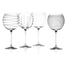 Creative Tops Mikasa Cheers Balloon Glass Set of 4 750ml Creative Tops Mikasa Cheers Balloon Glass Set of 4 750ml