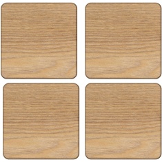 Creative Tops Oak Veneer Coasters Set of 4 Creative Tops Oak Veneer Coasters Set of 4