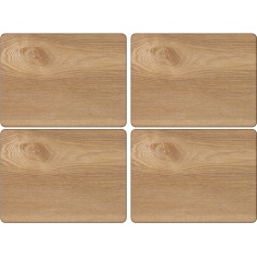 Creative Tops Oak Veneer Placemats Set of 4 Creative Tops Oak Veneer Placemats Set of 4