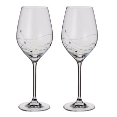 Dartington Glitz Wine Glasses Pair Dartington Glitz Wine Glasses Pair