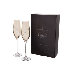 Dartington Celebration Glitz Gold Champagne Flutes Dartington Celebration Glitz Gold Champagne Flutes