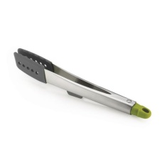 Elevate 12' Stainless Steel Tongs Grey / Green Elevate 12' Stainless Steel Tongs Grey / Green