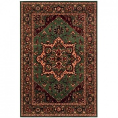 Mastercraft Kashqai 4354/401 Rug - Green Mastercraft Kashqai 4354/401 Rug - Green