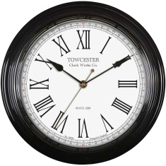 Redbourn Black Wall Clock Redbourn Black Wall Clock