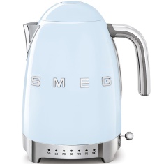 Smeg KLF04PBUK Variable Temperature 50's Style Retro 1.7L Kettle - Pastel Blue Smeg KLF04PBUK Variable Temperature 50's Style Retro 1.7L Kettle - Pastel Blue