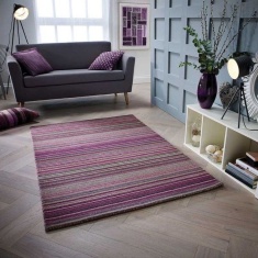 Melrose Carter Berry Rug - Purple