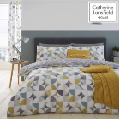 Catherine Lansfield Retro Circles Multi Duvet Set Catherine Lansfield Retro Circles Multi Duvet Set