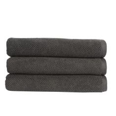 Christy Brixton Textured Towel - Liquorice Christy Brixton Textured Towel - Liquorice