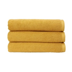 Christy Brixton Textured Towel - Saffron Christy Brixton Textured Towel - Saffron