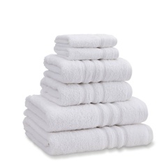 Catherine Lansfield Zero Twist Towel - White Catherine Lansfield Zero Twist Towel - White