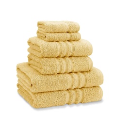 Catherine Lansfield Zero Twist Towel - Ochre Catherine Lansfield Zero Twist Towel - Ochre
