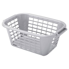 Addis Rectangle Laundry Basket Metallic 40L Addis Rectangle Laundry Basket Metallic 40L