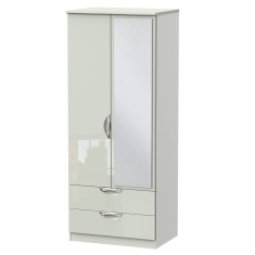 Cambourne Cam062 Double Gents Wardrobe With Mirror Door Cambourne Cam062 Double Gents Wardrobe With Mirror Door
