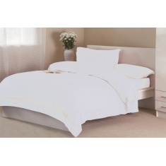 Belledorm 400 Count Egyptian Cotton White Duvet Cover Belledorm 400 Count Egyptian Cotton White Duvet Cover