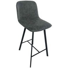 Trento Grey Bar Stool Trento Grey Bar Stool