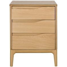 Ercol Rimini 3 Drawer Bedside Cabinet Ercol Rimini 3 Drawer Bedside Cabinet