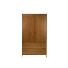 Ercol Salina Two Drawer Double Wardrobe Ercol Salina Two Drawer Double Wardrobe