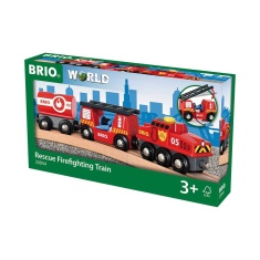 Brio Rescue Fire Fighting Train 33844 Brio Rescue Fire Fighting Train 33844