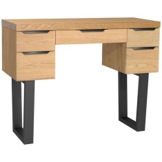Fusion Rustic Oak Industrial Dressing Table Fusion Rustic Oak Industrial Dressing Table
