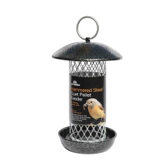 Tom Chambers Hammered Steel Suet Pellet Bird Feeder Tom Chambers Hammered Steel Suet Pellet Bird Feeder